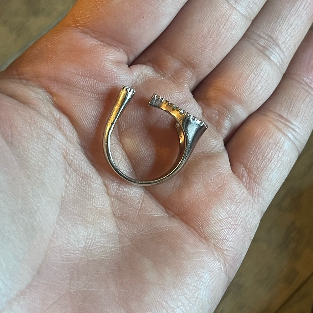 Question Mark shaped 6.5 Ring - Picture 3 of 6